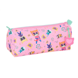Portatodo SuperKitties Rosa Turquesa 21 x 8 x 7 cm