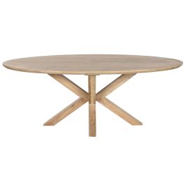 Mesa de Comedor Home ESPRIT Natural Madera de mango 200 x 100 x 77 cm Mesa de Comedor Home ESPRIT Natural Madera de mango 200 x 100 x 77 cm