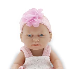 Tachan Muñeca 26cm Conjunto Vestido Rosa T01066 con Diadema Ideal para +18 Meses