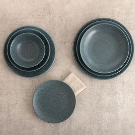 Bol para Aperitivos Bidasoa Element Hydrozero Azul Cerámica (6 Unidades)