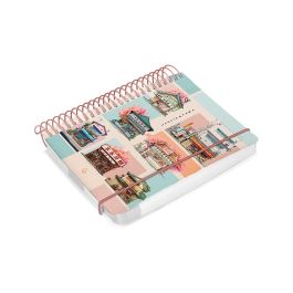 Agenda Espiral Liderpapel Sant Orini A6 2025 Dia Pagina Mosaico Papel 60 gr