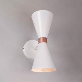 SKD-W1009 Aplique de Pared Kosice con diseño retro y elegante para bombilla LED E27. Ideal para comedor, dormitorio, sala de estar.