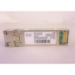 Cisco 10GBASE-SR SFP+ Transceptor Óptico 10 Gigabit Ethernet Módulo MMF, 850 nm, Conector LC Dúplex