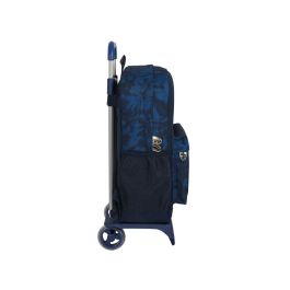 Mochila Escolar con Ruedas Batman Legendary Azul marino 30 x 43 x 14 cm