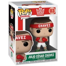FUNKO Figura POP Julio Cesar Chavez de Vinilo 9cm en Caja Regalo con Ventana