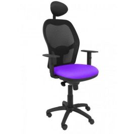 Silla Piqueras Y Crespo Jorquera Brazos Regulables Cabecero Fijo Mecanismo Sincro Con Regulador De Tension Respaldo De Malla Negra Y Asiento Tapizado Bali Lila Precio: 350.68999966. SKU: S5702846