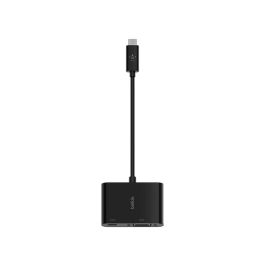 Adaptador Belkin Avc001Btbk Usb-C A Vga + Carga Color Negro