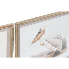 Cuadro DKD Home Decor 70 x 2,5 x 50 cm Tradicional Pájaros (6 Piezas) Cuadro DKD Home Decor 70 x 2,5 x 50 cm Tradicional Pájaros (6 Piezas)
