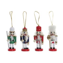 Figura Navidad Fantasia DKD Home Decor Rojo Azul 3 x 10 x 3 cm (4 Unidades) Precio: 9.68999944. SKU: B18WN7YJPK