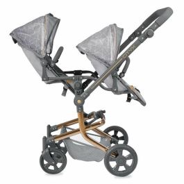 Silla gemelar plegable city multiposicion para muñecas de hasta 52 cm 42x55x91 cm Silla gemelar plegable city multiposicion para muñecas de hasta 52 cm 42x55x91 cm