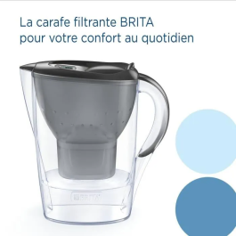 Brita Filtro CARAFE 2.4L BRI4006387124137 Marella Graphite Incluye 1 Cartucho Maxtra Pro All-1