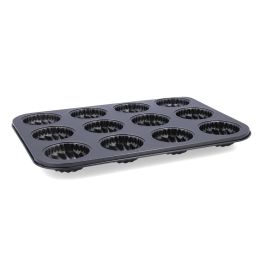 Molde 12 Cakes Acero Carbono Sweet Grey Quid 35x26,2x2,2 cm