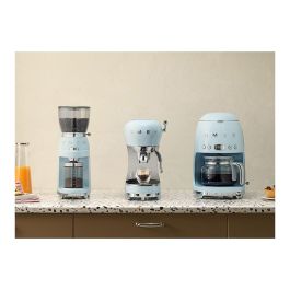 Smeg ECF02PBEU Máquina Espresso, 1.1L, 1350W, Pastel Blue
