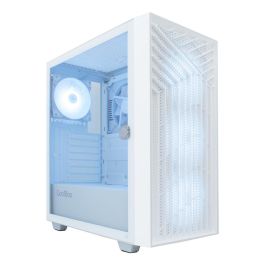 Coolbox GA300 Grid Line Caja PC Gaming Torre ATX ARGB Cristal Templado USB-C Ventiladores Infinity-12