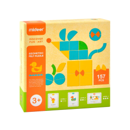 Mideer Puzle Figuras Geométricas Fieltro 157 Piezas Precio: 22.49999961. SKU: B19MA9YWBE