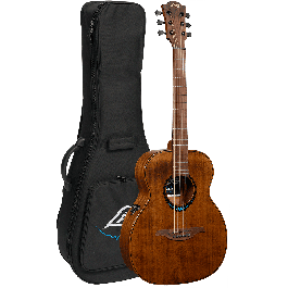 LAG Guitarra Acústica Travel A/E Blue Wave 1 Electroacústica Folk Cedro Rojo Macizo Color Marrón Natural Acabado Satinado