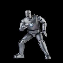 Hasbro Marvel Legends Series Avengers Iron Man (Model 01) Figura de Acción con 6 Accesorios y Múltiples Puntos de Articulación