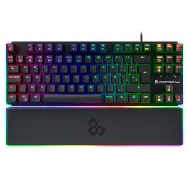 Teclado Newskill NS-KB-GUNGNYRT-GAT-R Negro Qwerty Español QWERTY