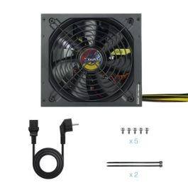 TooQ TQAPOLO-650SP Fuente de Alimentación ATX 650W con PFC Activo, Ventilador silencioso 140mm, Crossfire SLI