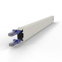 PATCHBOX patchbox.one Cassette de Cable UTP Cat.6a Modular para Rack 8RU, Violeta