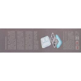 Fiambrera de plástico y acero con 3 departamentos - Thermosport (6 Unidades) Fiambrera de plástico y acero con 3 departamentos - Thermosport (6 Unidades)