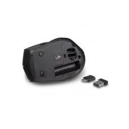 EWENT Ratón Inalámbrico EW3245 Mano Derecha Óptico 2400 DPI Conexión Dual USB-C/USB-A Clics Silenciosos Ergonómico Oficina