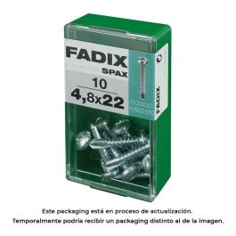 Fadix 10922550 Caja 10 unid. Tornillo Rosca Chapa Cr Autot. 4,8x22mm