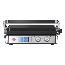 Braun BRA1744095622160 Parrilla Multifunción Multi Grill 9 2000W con 3 Posiciones de Calentamiento Negro/Acero
