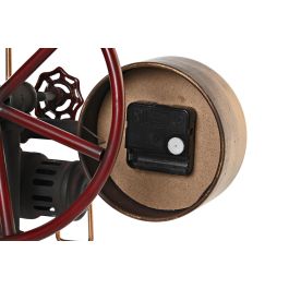 DKD Home Decor Reloj Sobremesa Vintage Dorado Plateado 20 x 26 x 40 cm (2 Unidades)