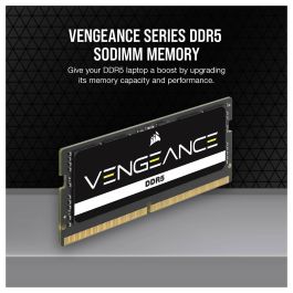 Corsair Vengeance CMSX16GX5M1A5600C48 Memoria RAM DDR5 16GB (1x16GB) 5600MHz CL48 para Portátil