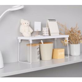 Confortime Estante Plegable de Cocina o Baño 34.5 x 13.8 x 15.5 cm - Maximiza tu espacio con diseño práctico y versátil (24 Unidades)