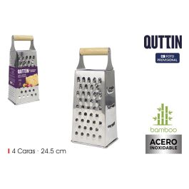 Quttin Rallador Multiusos con Asa de Bambú 24.5 cm (24 Unidades) Precio: 54.49999962. SKU: B13VDJGDZC