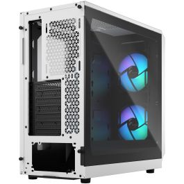 Fractal Design Torre PC Focus 2 RGB Blanca | ATX, Micro ATX, Mini-ITX | Vidrio Templado, Filtro Anti-Polvo, USB 3.2