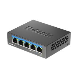 D-Link DMS-105 Switch Multi-Gigabit 2.5G 5 Puertos sin Gestión Plug & Play Carcasa Metálica para Redes Wi-Fi 6