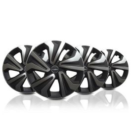 Tapacubos Goodyear GOD9085 Negro Bicolor Plata 15" (4 Unidades)