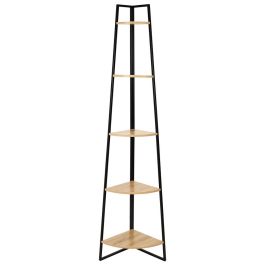 Home Deco Factory Estantería Esquina 5 Baldas Negra Essentiel - Metal y Madera 34.5x34.5x180 cm Precio: 47.49999958. SKU: B1BWMJVMSG