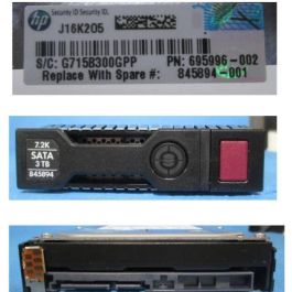 Hewlett Packard Enterprise 3TB, 7200 rpm, 3.5", SATA, 6Gbps - Disco Duro Sustituto Compatible HP Precio: 255.6900005. SKU: B1GFCSHXBX