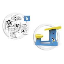Pupitre con banco mickey 57x73x49 cm incluye 5 laminas Pupitre con banco mickey 57x73x49 cm incluye 5 laminas