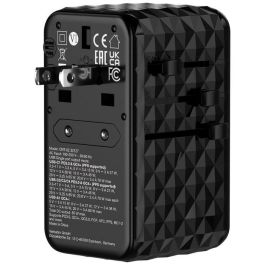 Verbatim Charge 'n' Travel Diamond 85W Retractable Cable CNT-02 Adaptador de Viaje Universal GaN III