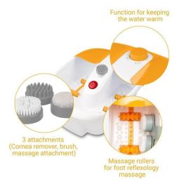 Medisana FS 883 Baño de pies con Masaje Relajante de Burbujas, Vibración, Conservación de Calor y 3 Accesorios Pedicura 80W Medisana FS 883 Baño de pies con Masaje Relajante de Burbujas, Vibración, Conservación de Calor y 3 Accesorios Pedicura 80W