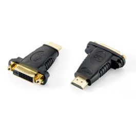 EQUIP Adaptador HDMI a DVI (24+1) 118909 Macho/Hembra Negro Resolución 1920x1080 60Hz Chapado en Oro Precio: 19.68999967. SKU: B163T2JSZ5