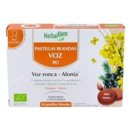 HERBALGEM Pastillas Blandas para la Voz, con Erísimo y Miel BIO - 24 Gominolas Calmantes Precio: 9.5000004. SKU: B1FFEPBC9K