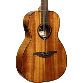 LAG Guitarra Acústica Parlor A/E Tramontane 98 Caoba Sólida Electroacústica Precio: 531.687552. SKU: B14YESHF3S