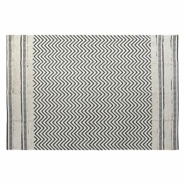 DKD Home Decor Alfombra Scandi Zig Zag Negra y Blanca de Poliéster 226x160 cm, 0.7 cm de Grosor, 1000 gsm Precio: 34.1583. SKU: S3038133