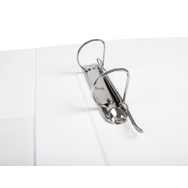 Liderpapel Carpeta Canguro 2 Anillas Mixtas 40mm A4 Plástico Blanco