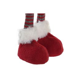 DKD Home Decor Figura Navidad Tradicional Reno Rojo Poliester 13 x 65 x 17 cm