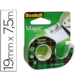 Cinta Adhesiva Scotch Magic Invisible 7,5 Mt X 19 mm En Portarrollo 12 unidades Precio: 20.69000054. SKU: B1B95Z85T2