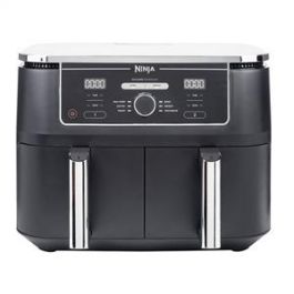 Ninja AF400EU Freidora de Aire 6 en 1 con Compartimento Doble, 9.5L