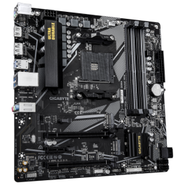Gigabyte B550M DS3H R2 Placa base - AMD Ryzen 5000 Series, DDR4 (O.C.) hasta 4733 MHz, 1x M.2 PCIe 4.0 + 1x M.2 PCIe 3.0, LAN 1 GbE, USB 3.2 Gen 1