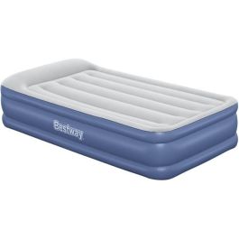Cama inflable - BESTWAY - 67628 - 1 plaza - 191 x 97 x 46 cm, bomba eléctrica integrada, estructura de cama Precio: 59.69000059. SKU: B1627R9BRN
